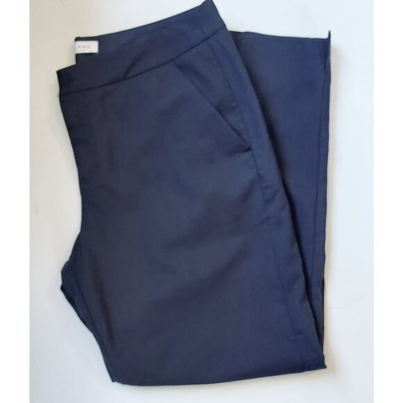 Everlane Pants - Everlane Navy Wool Blend Ankle Pants Size 12
